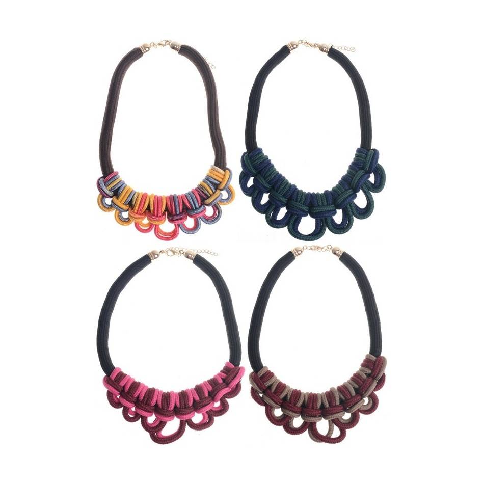 BRAIDED SHORT NECKLACE