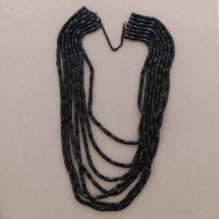 COLLAR LARGO CADENAS METAL 2