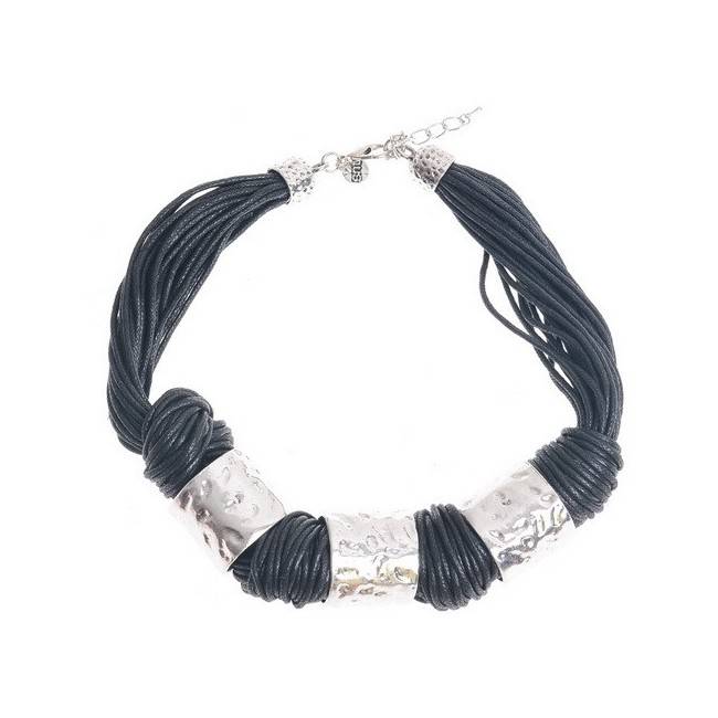 METAL CYLINDER SHORT NECKLACE