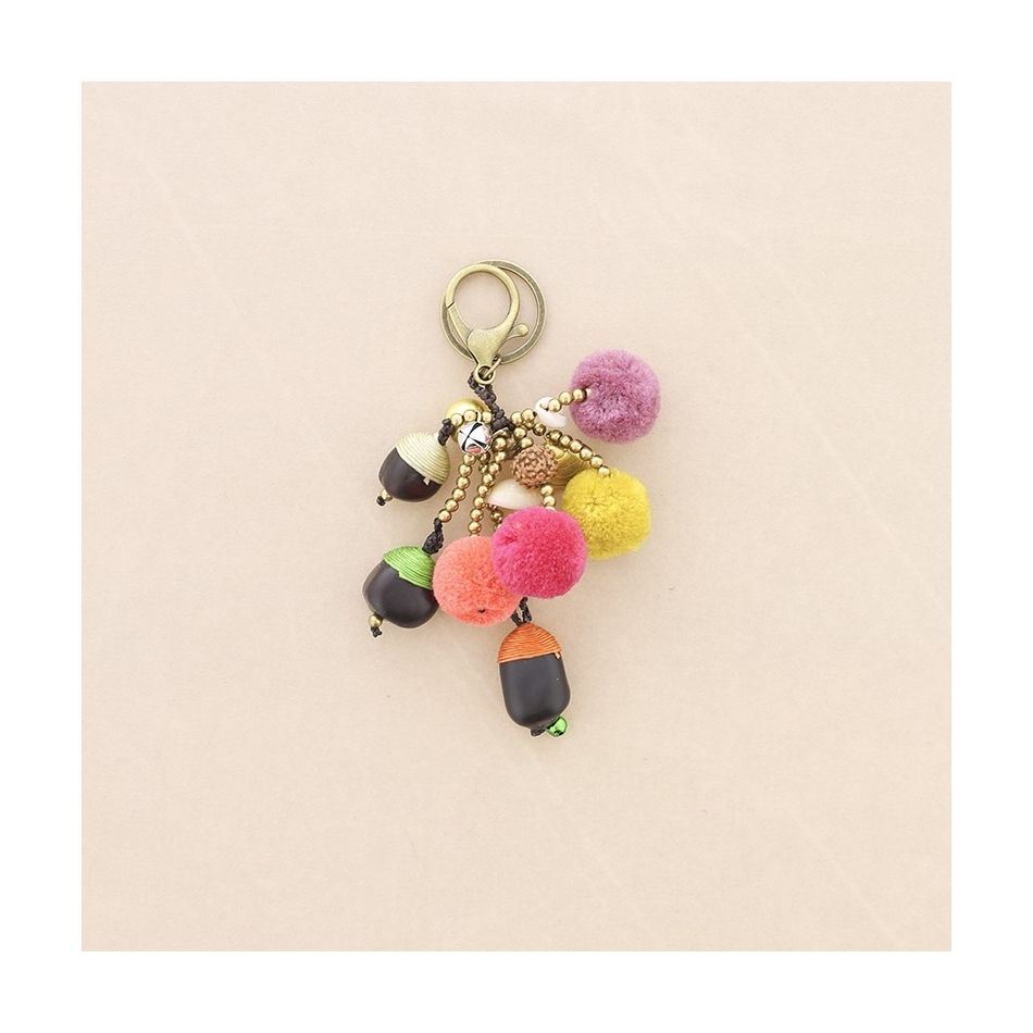HANGING KEYCHAIN POMPONS