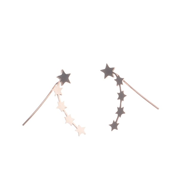 STEEL EARRINGS LITTLE STARS...