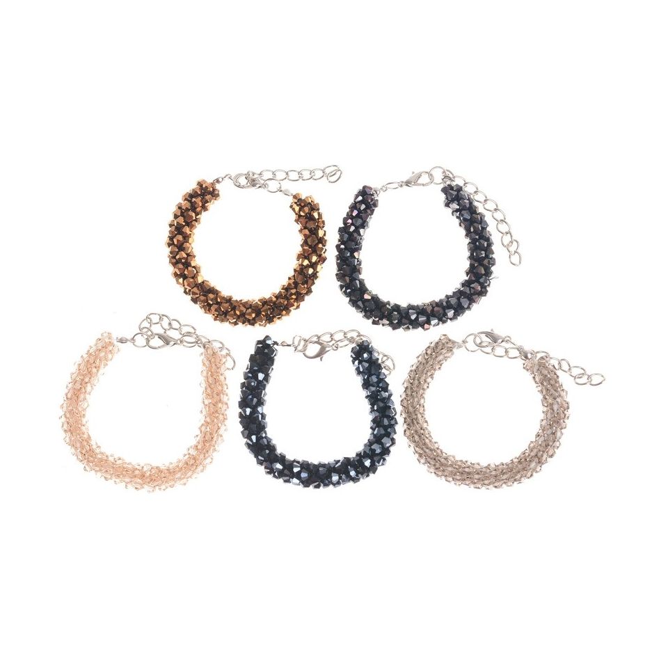 FACETED CRYSTALS BRACELET