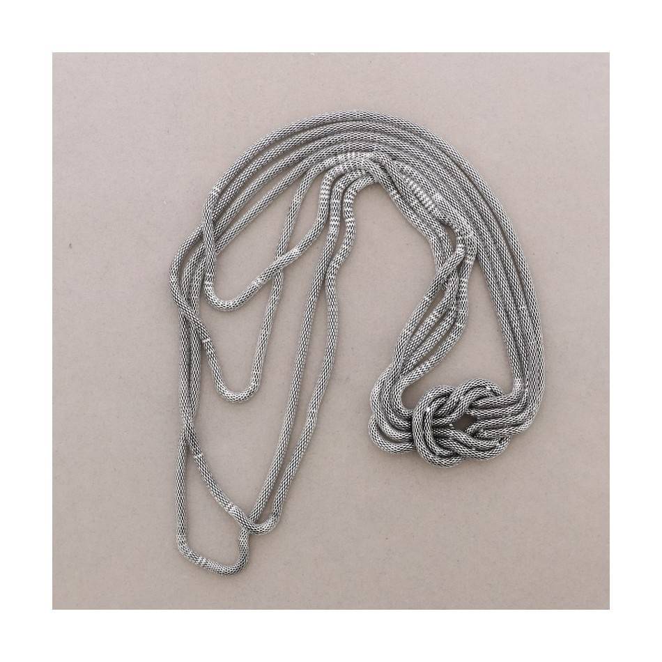 COLLAR LARGO CADENAS METAL