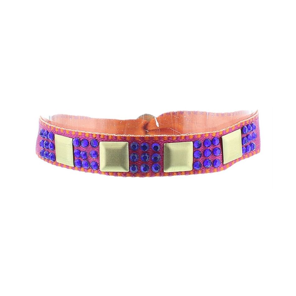 PULSERA LAZO CRISTALES