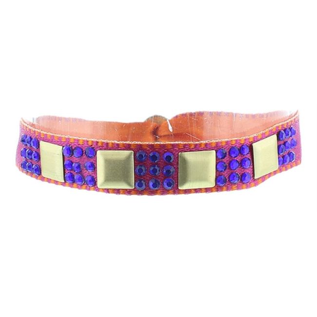PULSERA LAZO CRISTALES