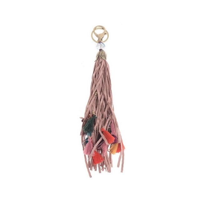 BEADS FRINGE KEYCHAIN