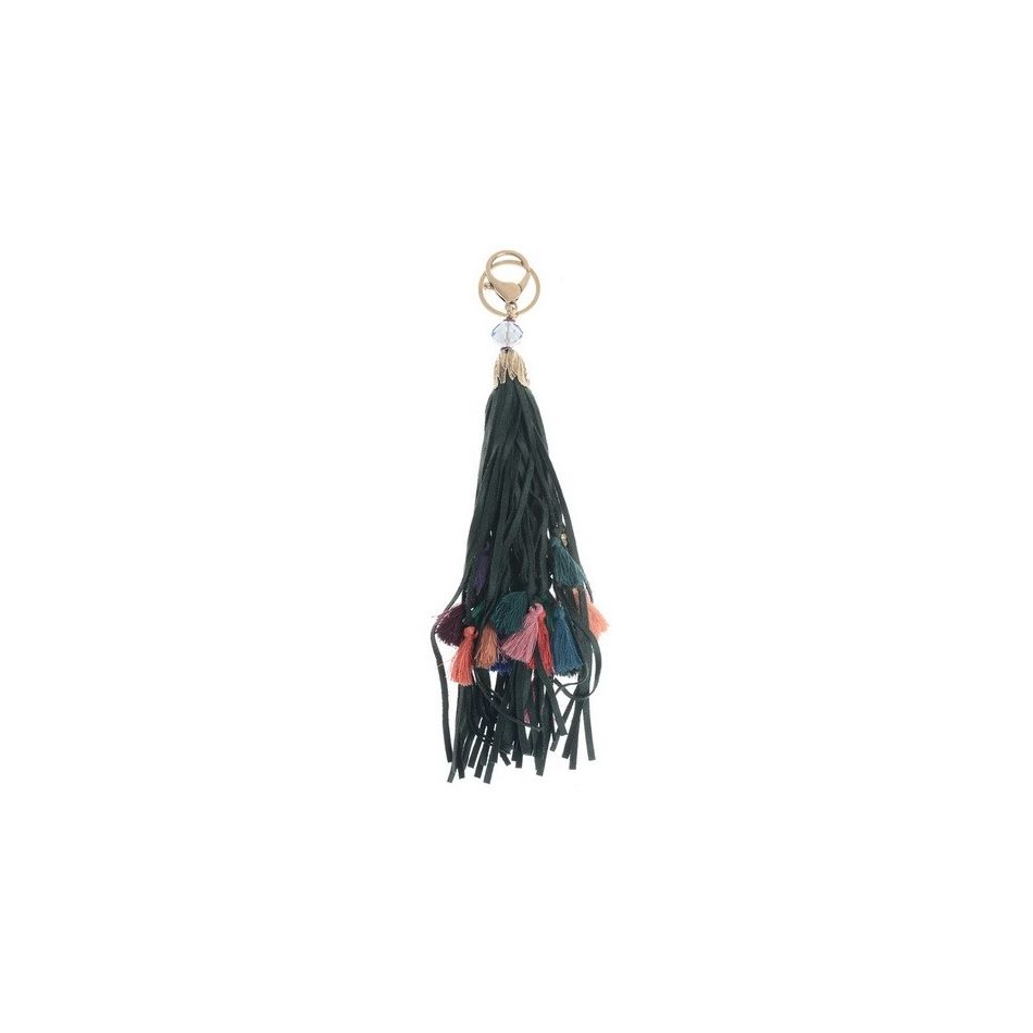 BEADS FRINGE KEYCHAIN