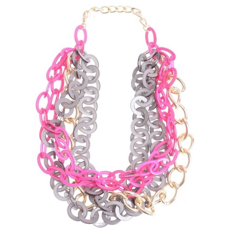 MULTI-LINK SHORT NECKLACE