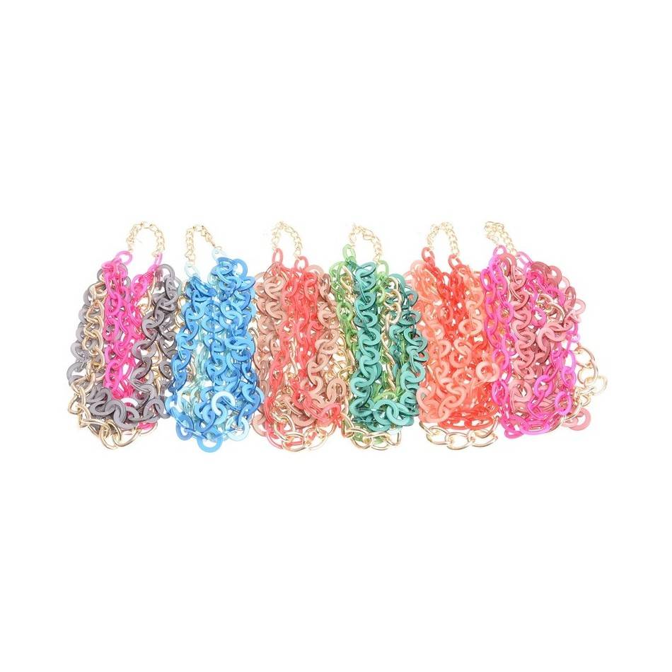 MULTI-LINK SHORT NECKLACE