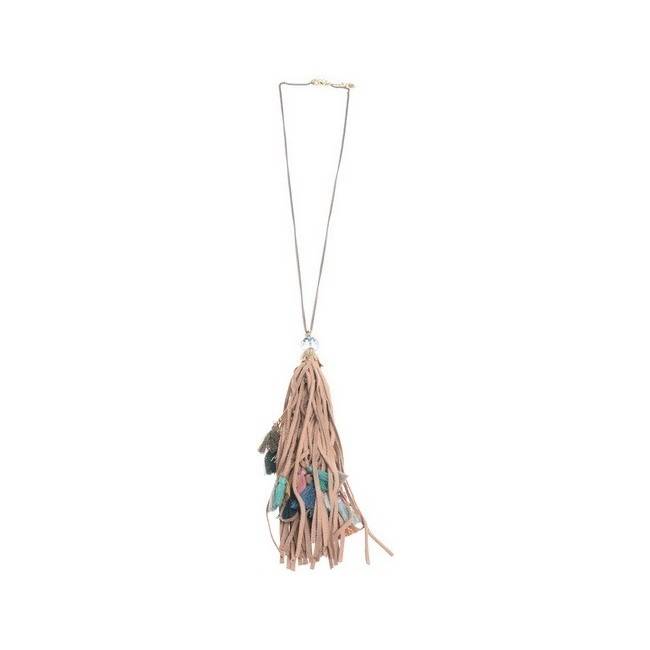 LONG PENDANT NECKLACE FRINGE