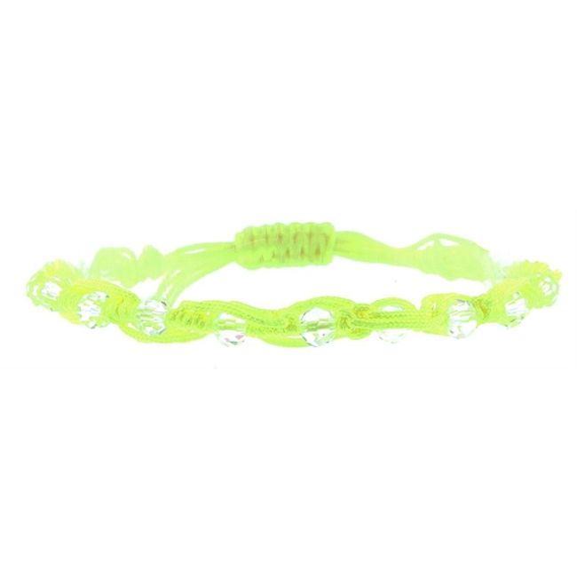 MACRAMÉ BRACELET WITH FACETED BEADS