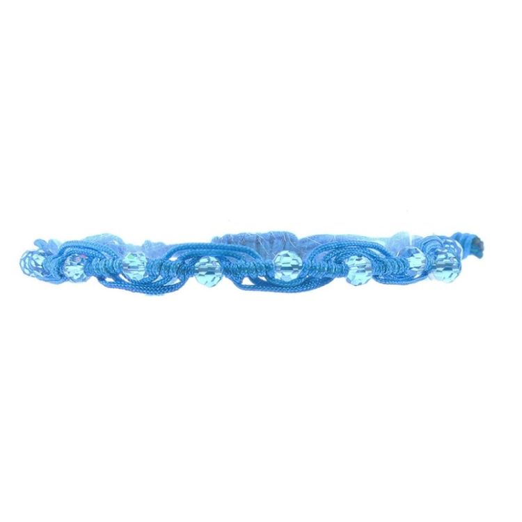 MACRAMÉ BRACELET WITH FACETED BEADS 2