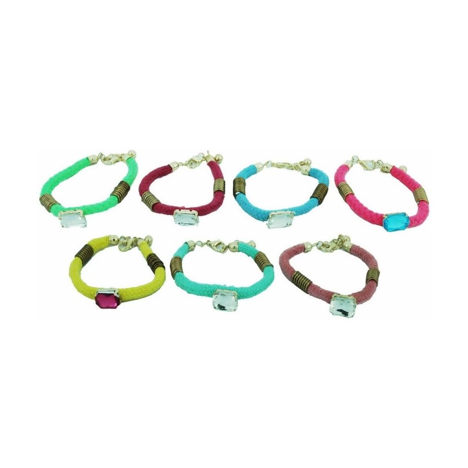 PULSERA CIERRE MOSQUETÓN CRISTAL