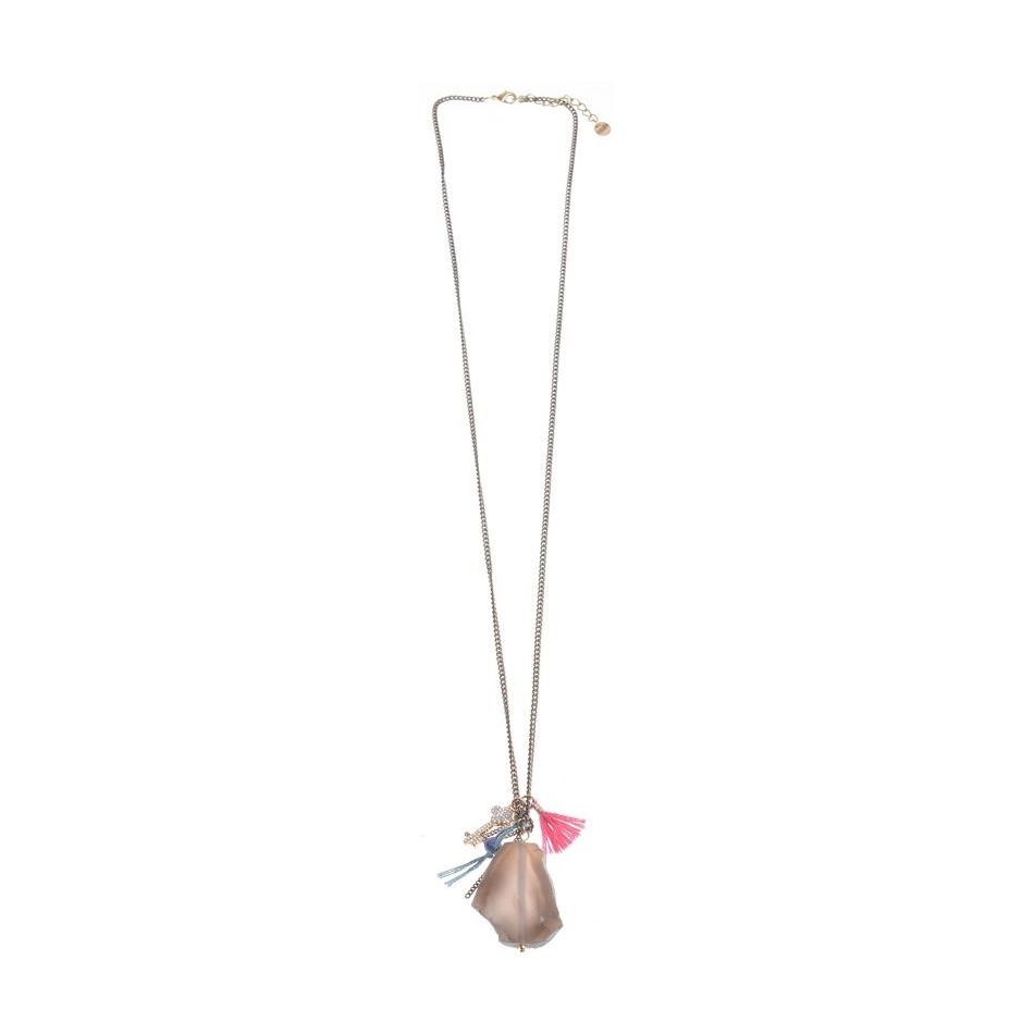 COLLAR LARGO COLG. PIEDRA
