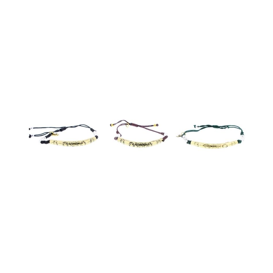 METAL BAR MACRAMÉ BRACELET