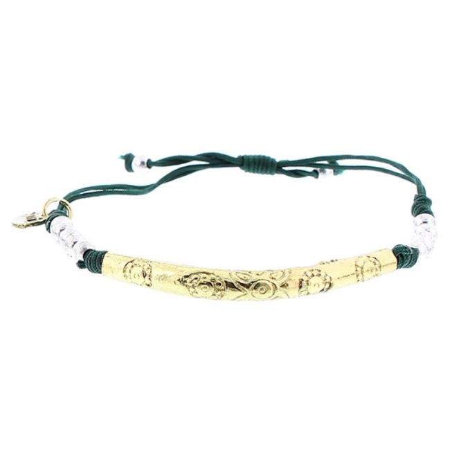 METAL BAR MACRAMÉ BRACELET