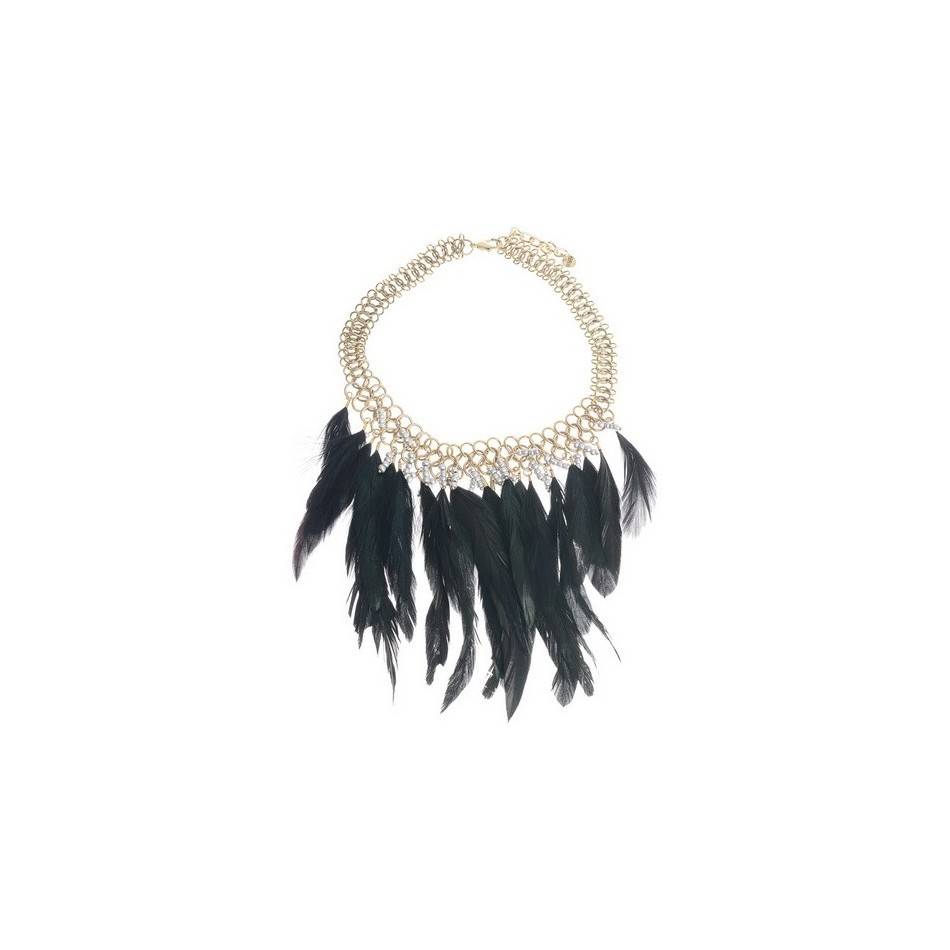 GARGANTILLA CADENA COLG. PLUMAS