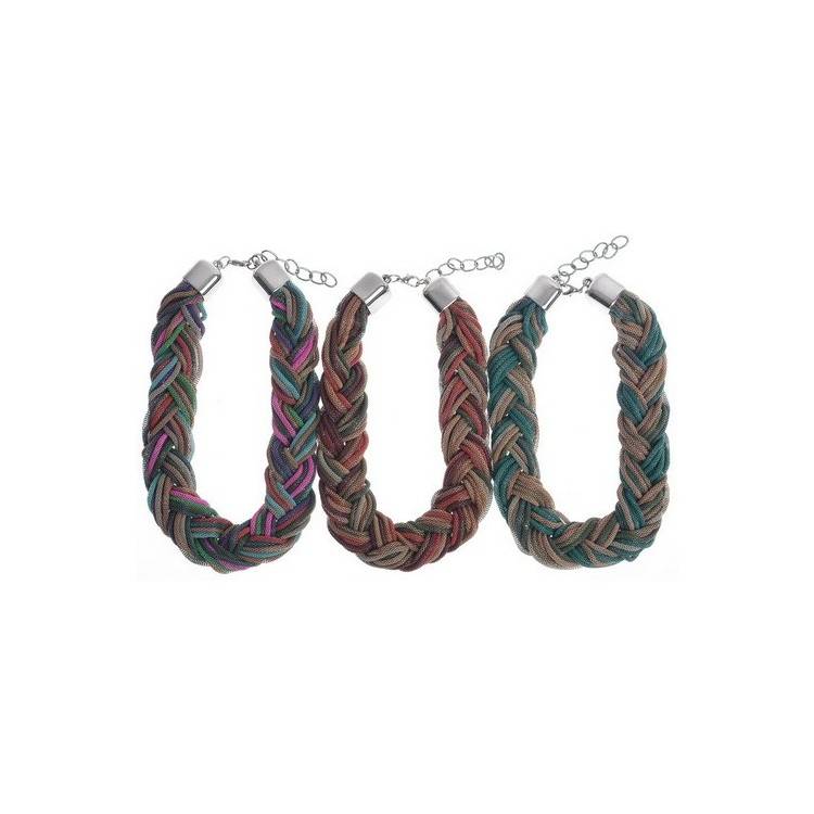 GARGANTILLA TRENZADA CADENAS COLOR 2