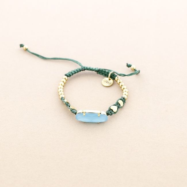 PULSERA  MACRAMÉ CUENTAS
