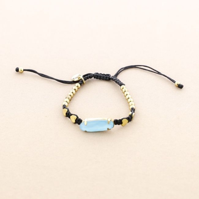 PULSERA  MACRAMÉ CUENTAS