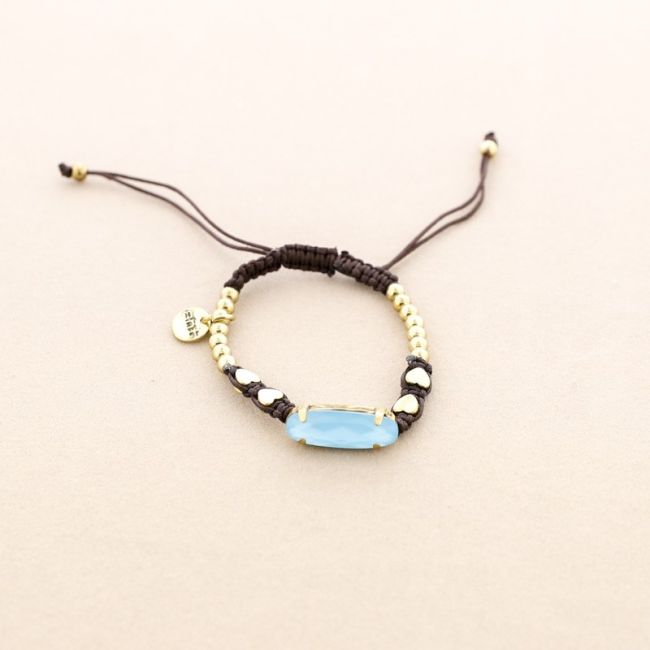 PULSERA  MACRAMÉ CUENTAS
