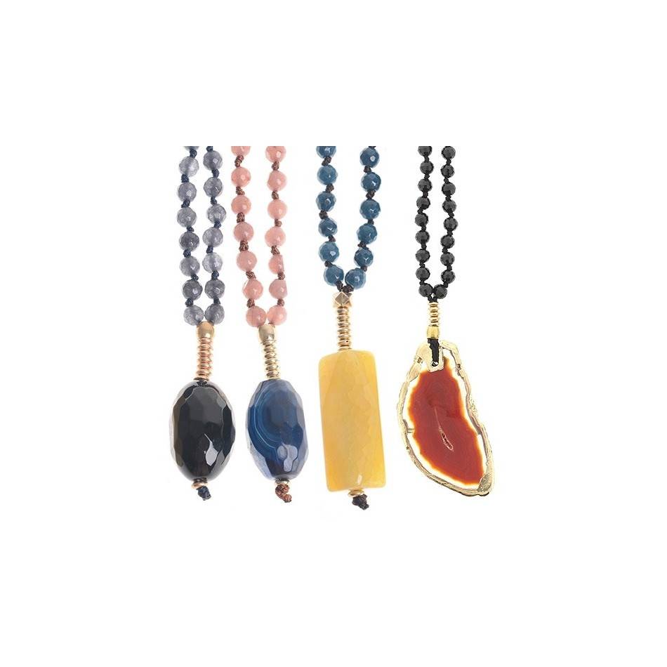 COLLAR LARGO COLG. PIEDRA