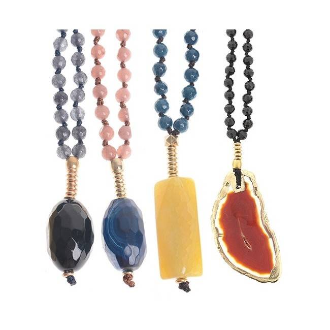 COLLAR LARGO COLG. PIEDRA