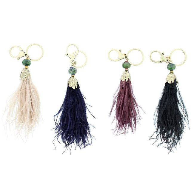 FEATHERS PENDANT KEYCHAIN