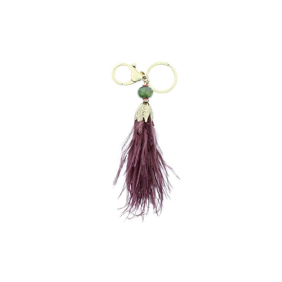 FEATHERS PENDANT KEYCHAIN