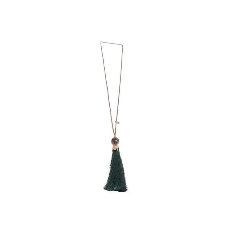 LONG PENDANT NECKLACE FRINGE