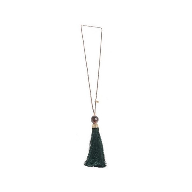 LONG PENDANT NECKLACE FRINGE