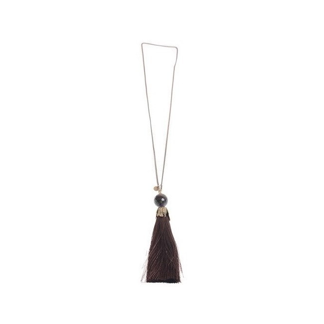 LONG PENDANT NECKLACE FRINGE