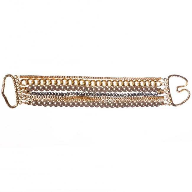 VARIOUS STRAPS CHAIN BEADS BRACELET