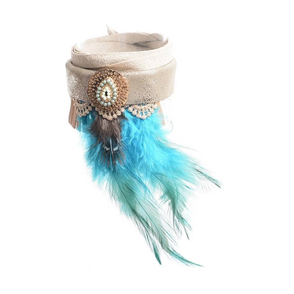 TOBILLERA, PULSERA, CUBREBOTAS HIPPIE CHIC