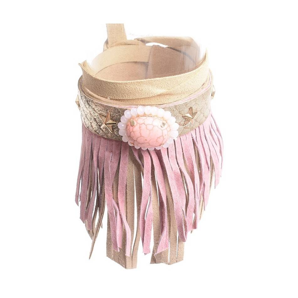 TOBILLERA, PULSERA, CUBREBOTAS HIPPIE CHIC