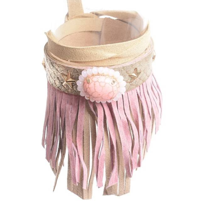 TOBILLERA, PULSERA, CUBREBOTAS HIPPIE CHIC
