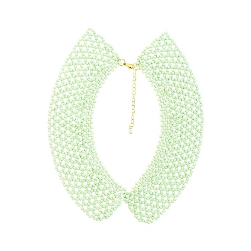 BEADED NECK SHORT NECKLACE