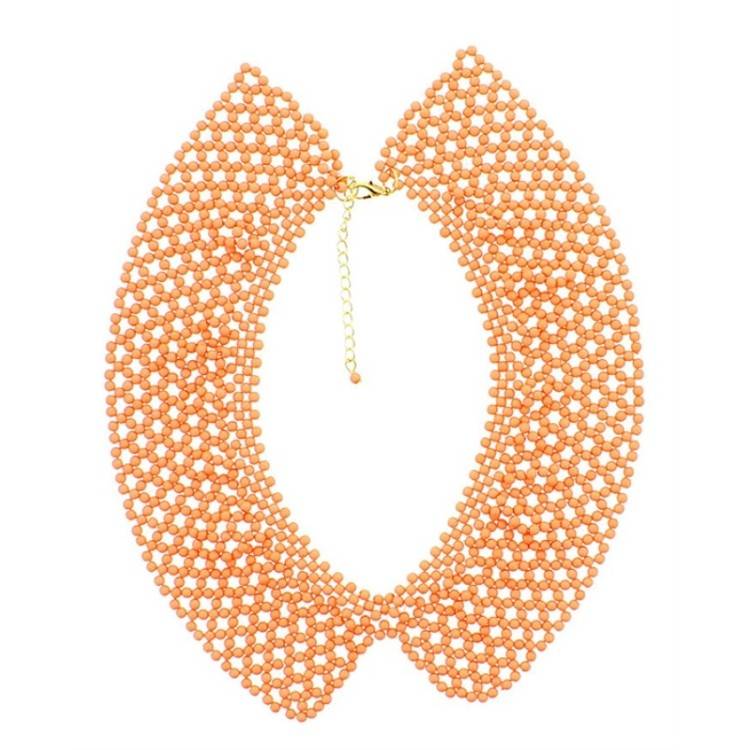 BEADED NECK SHORT NECKLACE 2