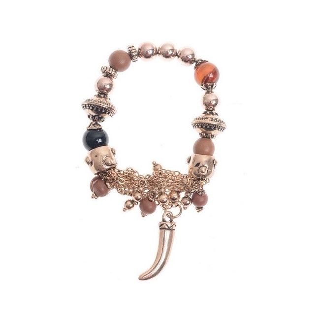 HANGING BEADS BRACELET METAL