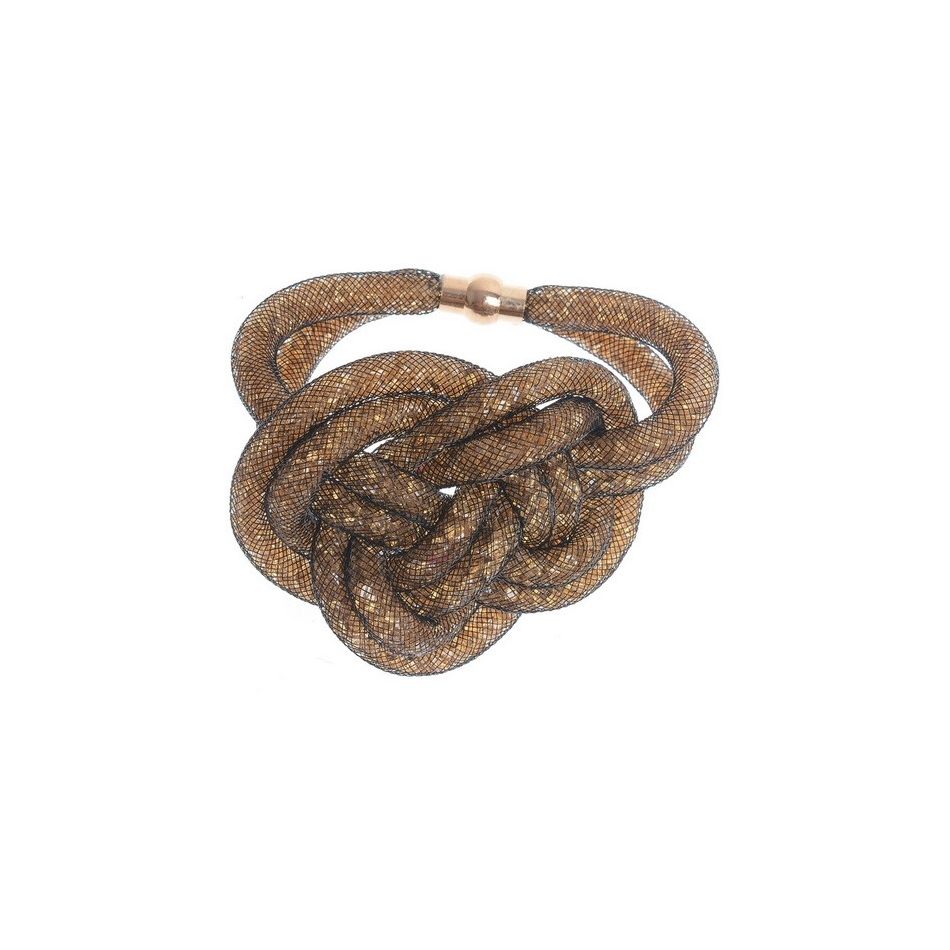 PULSERA NUDO TUBOS RELLENOS