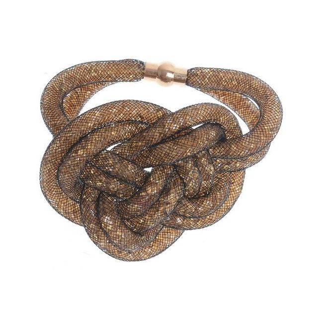 STUFFED TUBES KNOT BRACELET