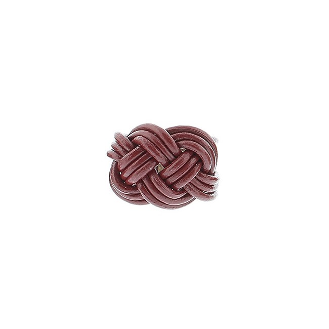 KNOT LEATHER RING