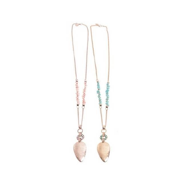 LONG PENDANT NECKLACE METAL