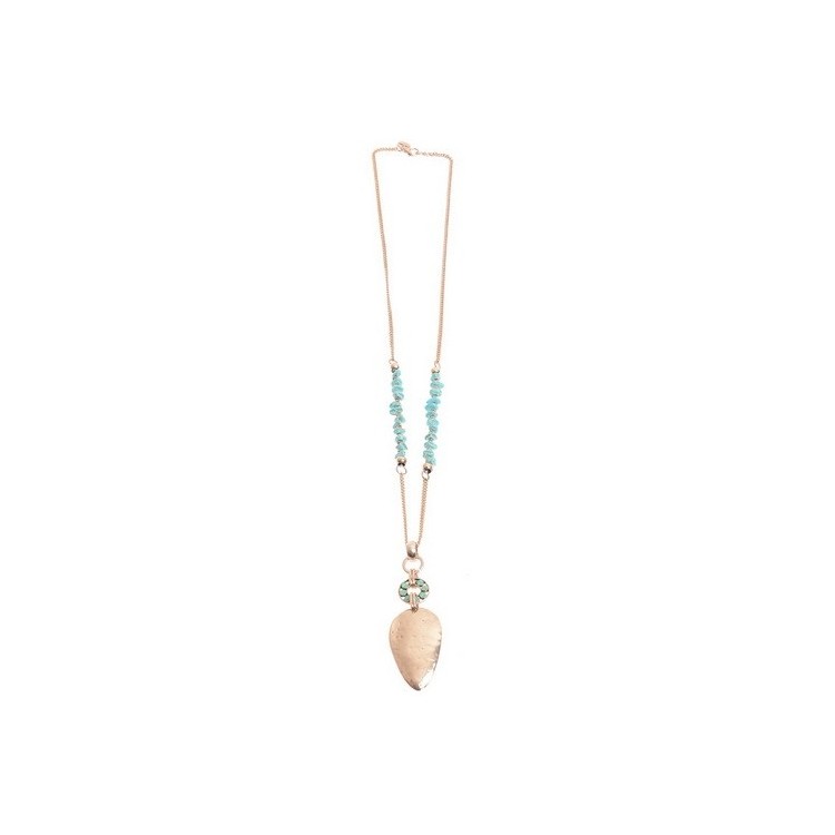 LONG PENDANT NECKLACE METAL 2