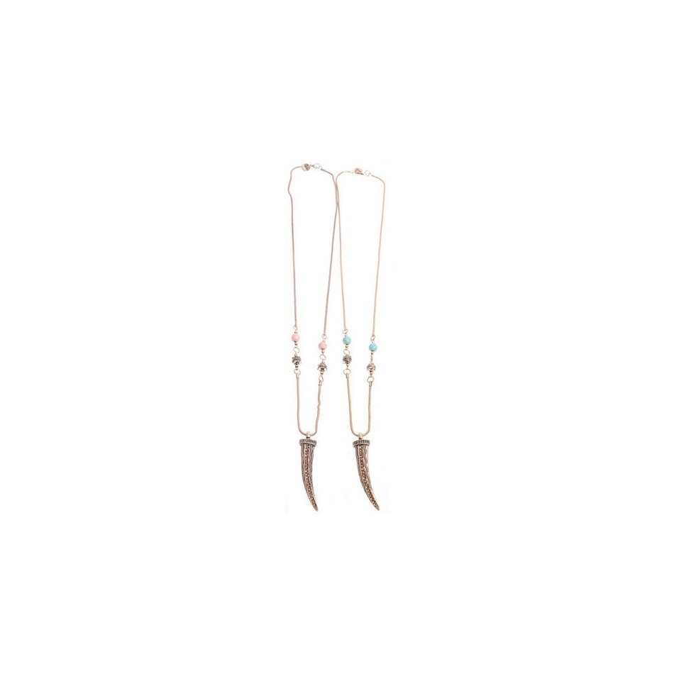 LONG PENDANT NECKLACE METAL