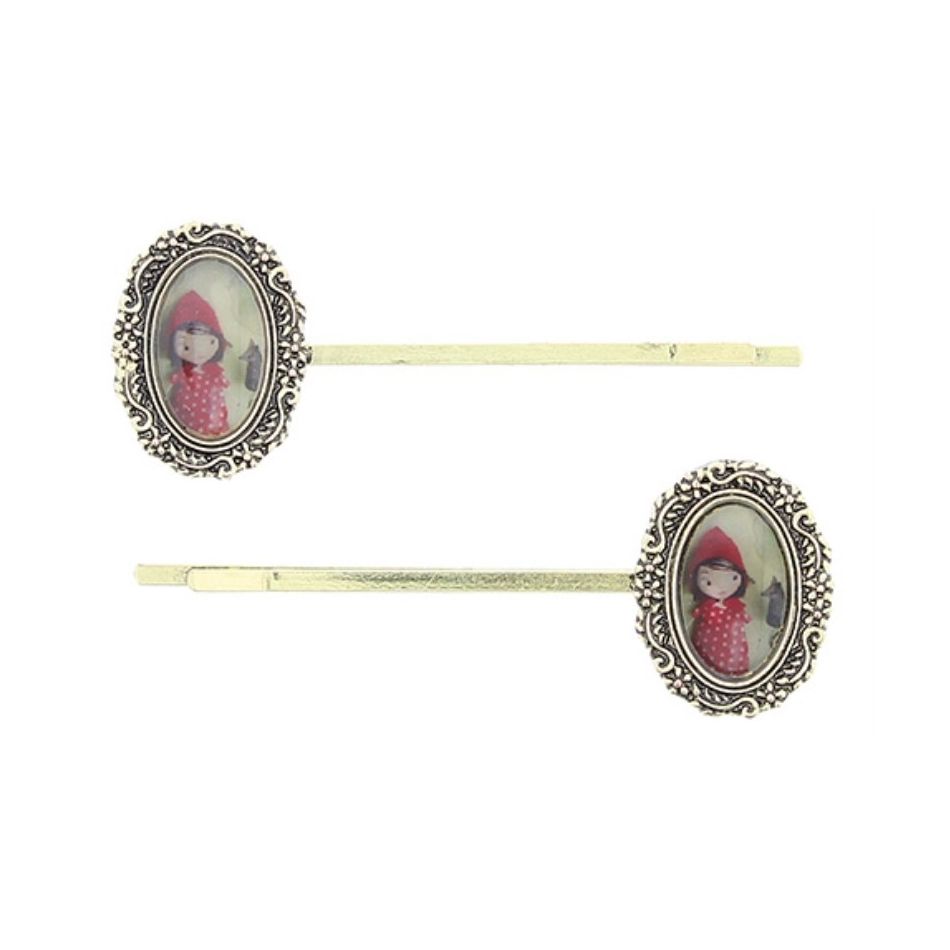 METAL ENAMEL HAIRPINS