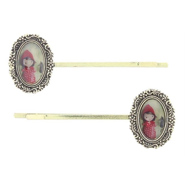 METAL ENAMEL HAIRPINS