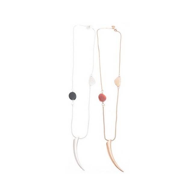 LONG PENDANT NECKLACE METAL