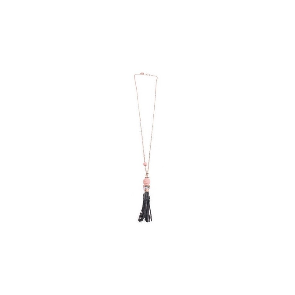 COLLAR LARGO COLG. METAL GOTA