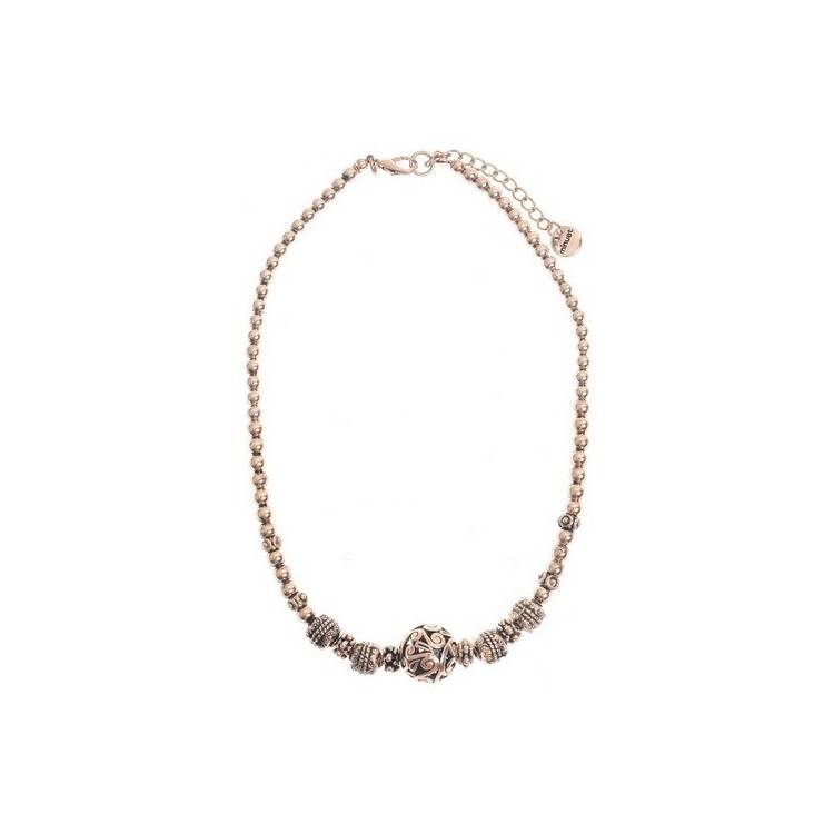 METAL BEADS SHORT NECKLACE